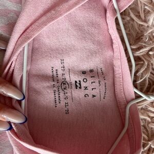 Billabong Soft Pink Women's T Shirt